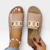 Elegant Buckle Sandals for Women – Comfortable Fit