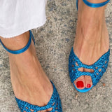 Isadora | Golden Braided Sandals
