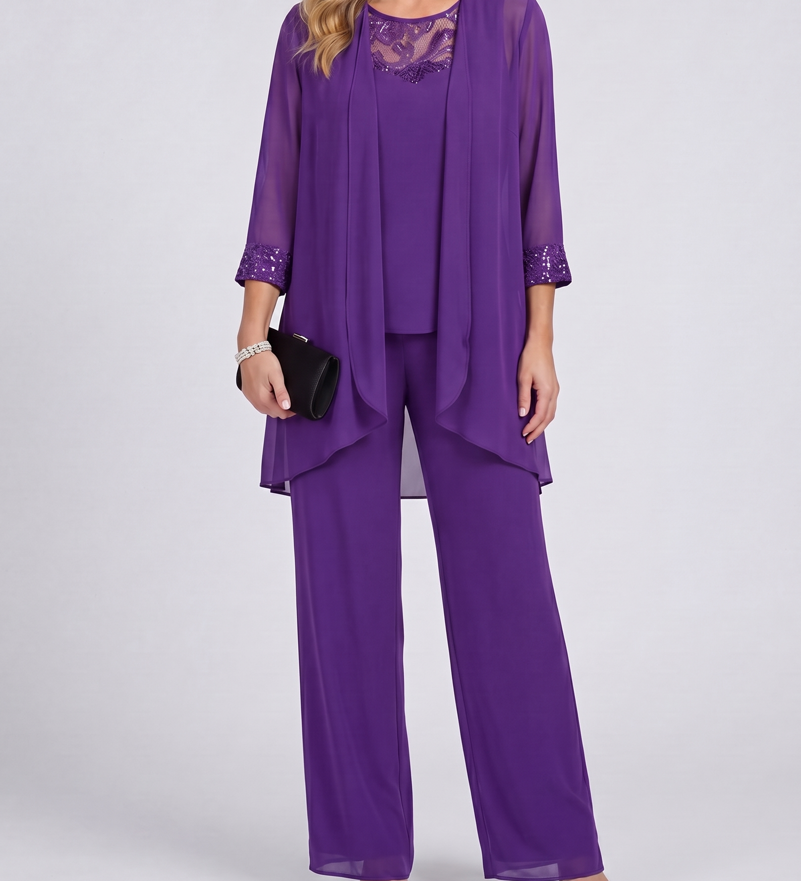Estelle™ | Flowing Jacket & Wide-Leg Pant Set