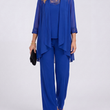 Eleanor™ | Flowing Jacket & Wide-Leg Pant Set