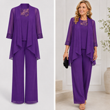 Estelle™ | Flowing Jacket & Wide-Leg Pant Set