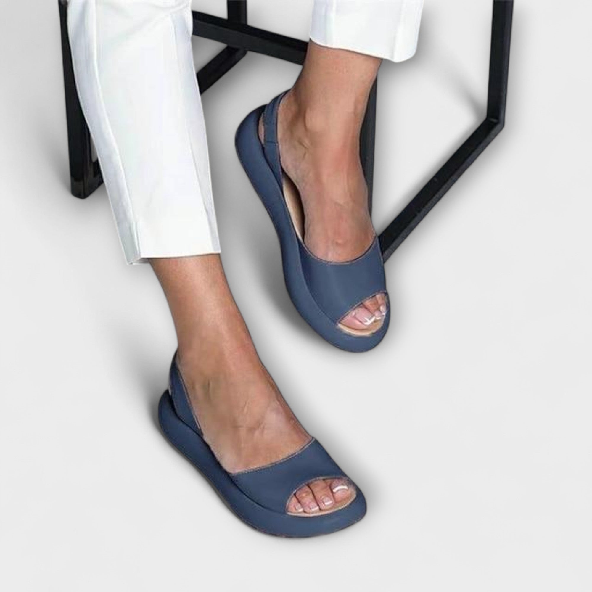 Edeltrud - Rose Block Heeled Sandals