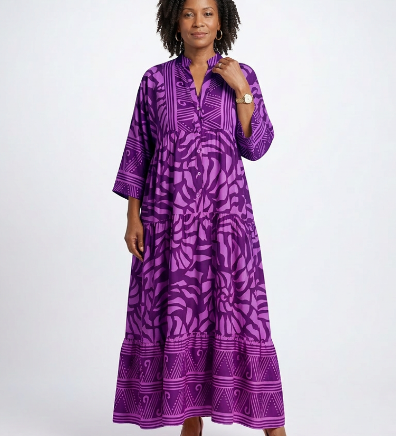 Marielle | Button Front Midi Dress
